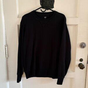 Uniqlo Mens Crewneck Sweatshirt | Black | Medium